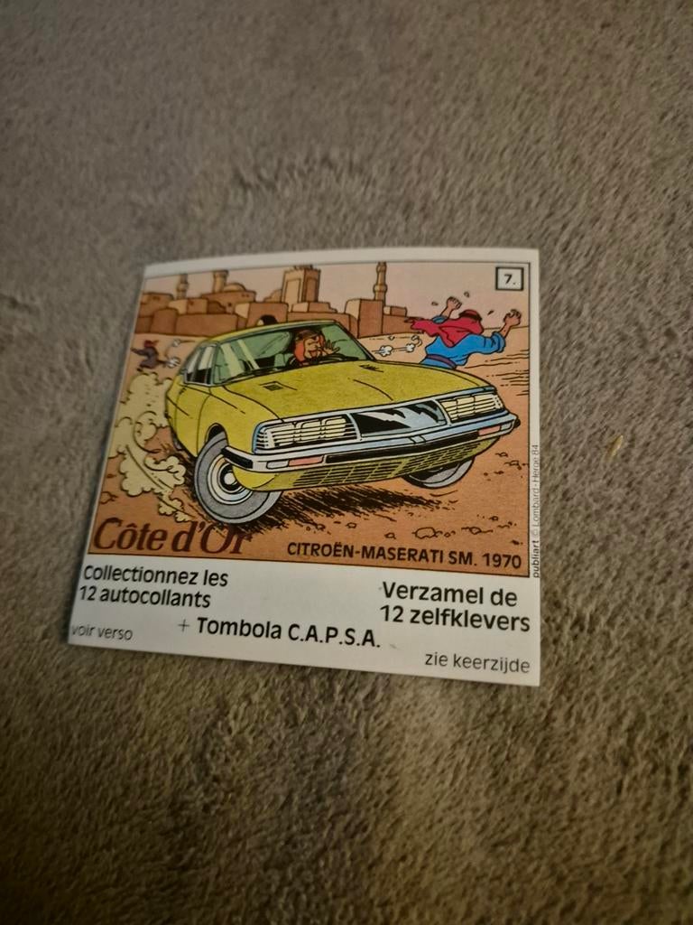Kuifje tintin sticker, Collections, Envoi
