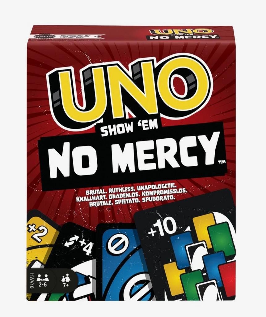 Uno Show 'Em No Mercy, Enlèvement, Mattel