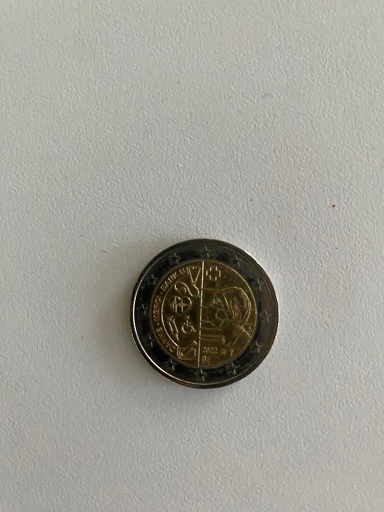 2 euro Dank u 2022 Belgie, Ophalen of Verzenden, België, 2 euro, Losse munt