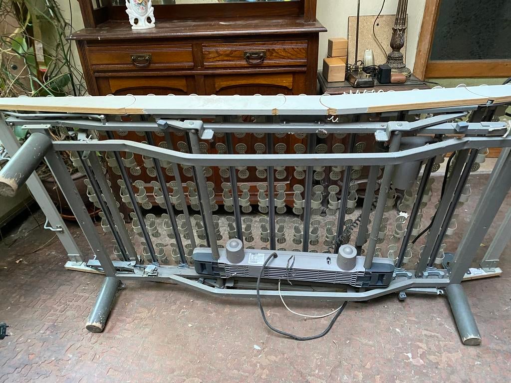 1-persoons Elektrisch verstelbare lattenbodem.., 90 cm, Une personne, Enlèvement, Utilisé