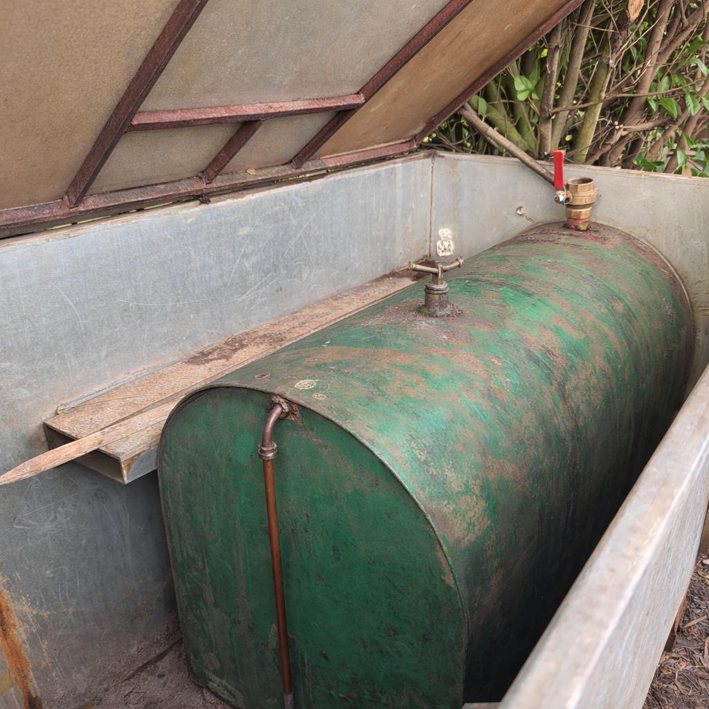 Verplaatsbare mazout tank 500L, Enlèvement, Utilisé