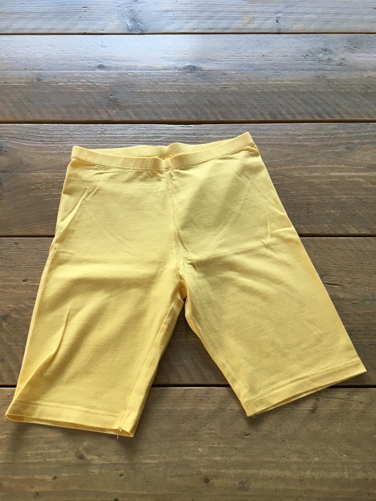 PALOMINO gele (als nieuw) korte legging 140, Broek, Palomino, Meisje, Ophalen of Verzenden