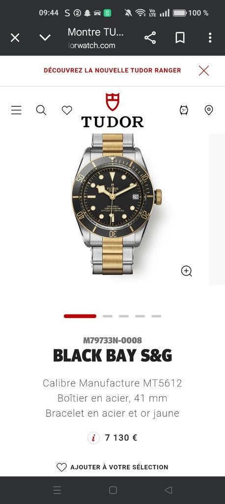 Montres tudor
