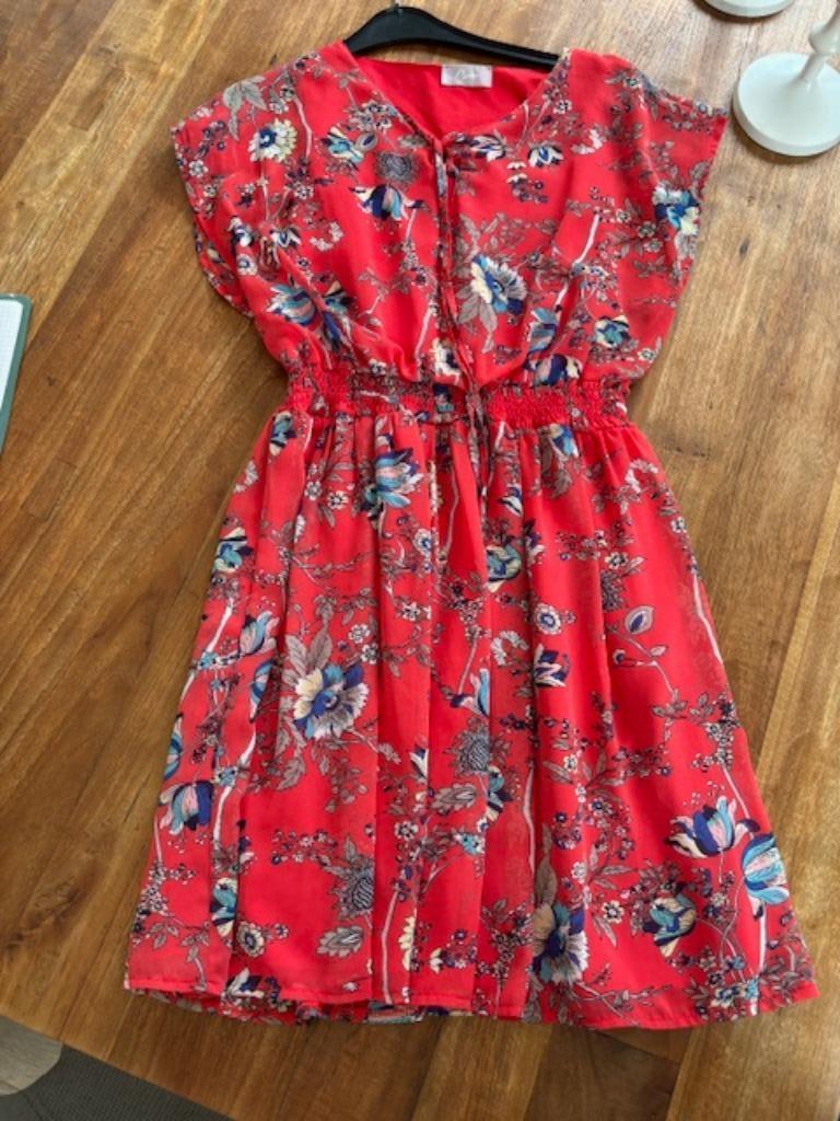 Jurk vintage maat 38/40, Maat 38/40 (M), Cassis, Ophalen of Verzenden, Zo goed als nieuw