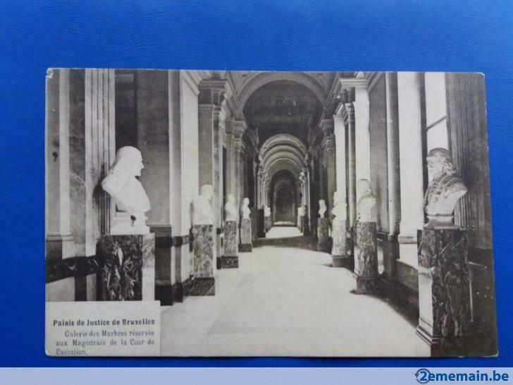 carte postale palais de justice de Bruxelles