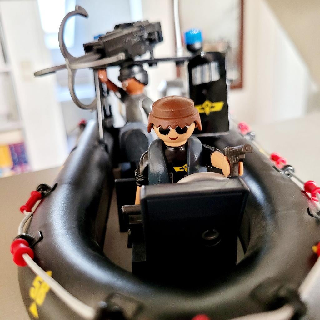 Playmobil Politieset – bureau, voertuigen & accessoires, Kinderen en Baby's, Speelgoed | Playmobil, Ophalen, Zo goed als nieuw