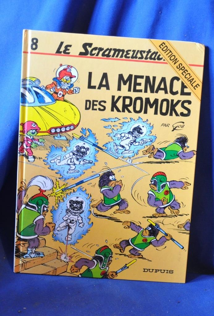 livre bd la menace des kromoks (2085), Enlèvement ou Envoi, Une BD, Gos., Comme neuf