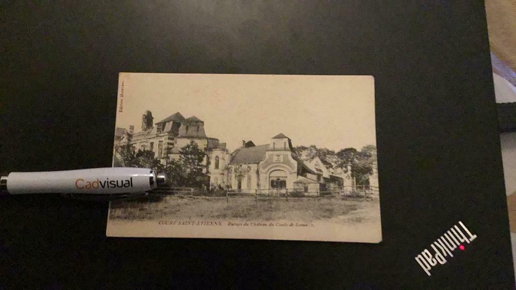 Court saint  Etienne  Ruines du château, Avant 1920, Non affranchie