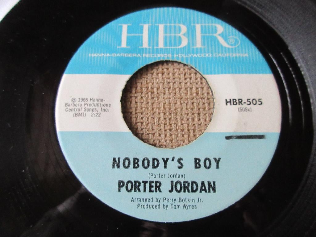 Porter Jordan ‎– Nobody's Boy / Untouchable Woman, Gebruikt, 7 inch, Single, Ophalen of Verzenden