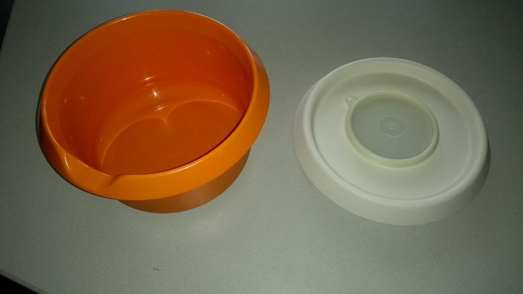 Tupperware oranje mix-in-bol 3 liter beslag kom, Enlèvement ou Envoi, Comme neuf, Orange