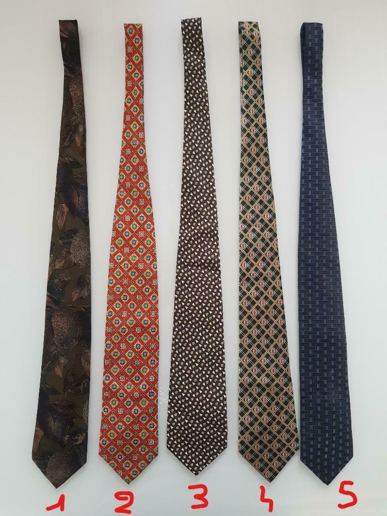 stropdas cravate plastron Paco Rabanne, Lawrence B., ..., Enlèvement ou Envoi, Autres couleurs, À motif, Porté