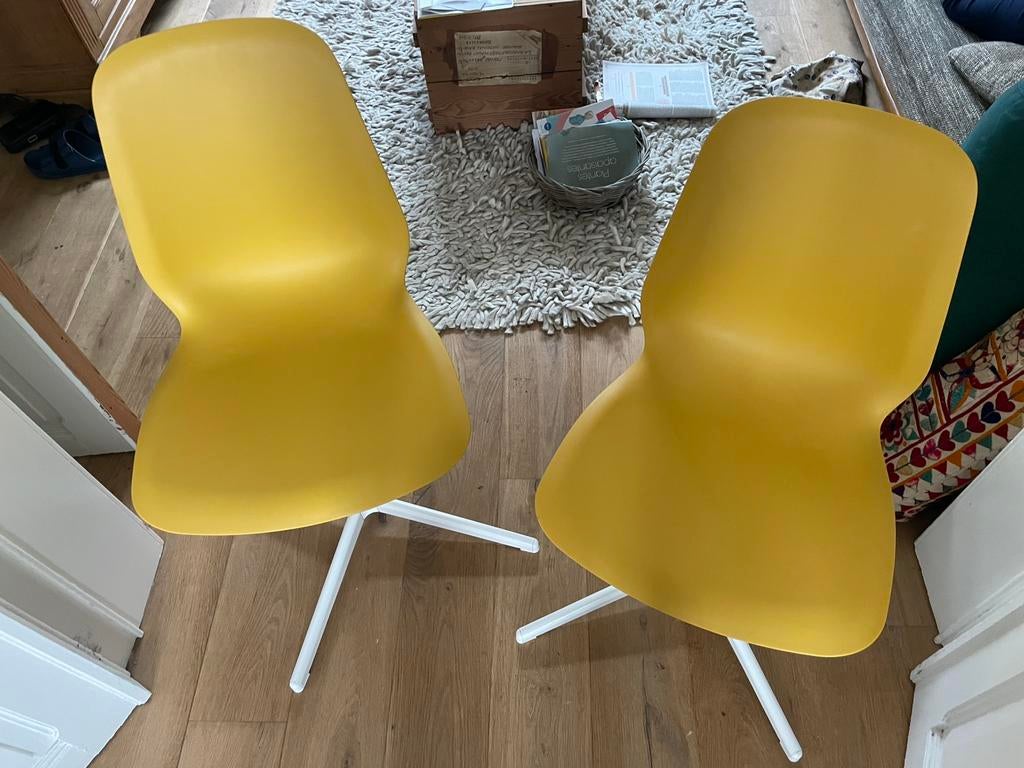 2 Chaises, Maison & Meubles, Enlèvement ou Envoi, Comme neuf, Blanc