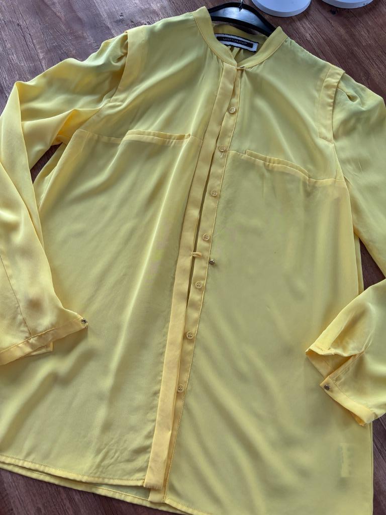 Blouse Luisa Cerano maat 38, Kleding | Dames, Maat 38/40 (M), Geel, Ophalen of Verzenden, Zo goed als nieuw
