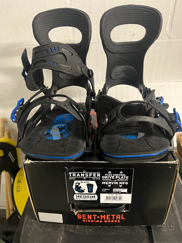 Bent Metal bindingen transfer, Sport en Fitness, Snowboarden, Ophalen, Zo goed als nieuw, Bindingen