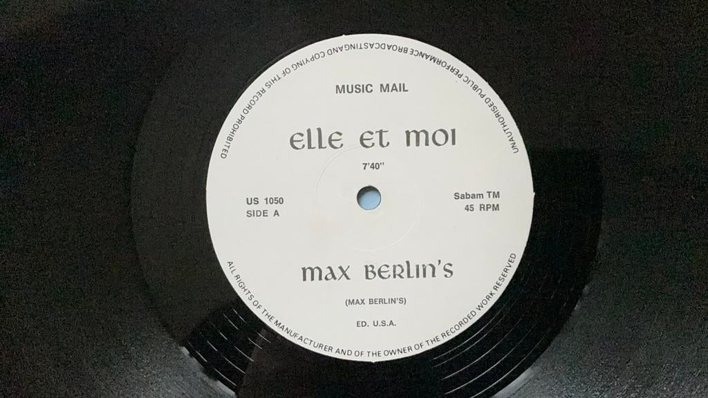 Lp. Max Berlin. Elle et moi, Ophalen