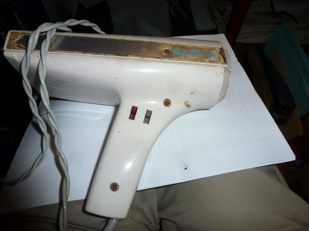 moulinex vintage haardroger 500W type SM28, Elektronische apparatuur, Ophalen of Verzenden, Gebruikt, Haarverzorging