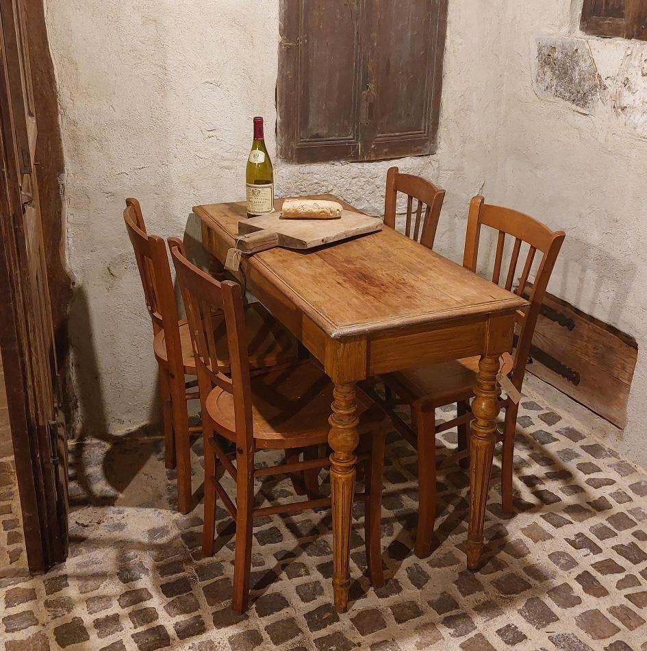 table étroite antique, table de café, table de cuisine, Antiquités & Art, Curiosités & Brocante, Enlèvement