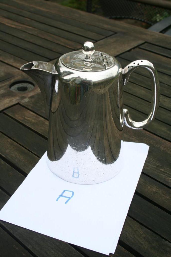 Vintage koffiekan zilver, Antiek en Kunst, Ophalen, Zilver