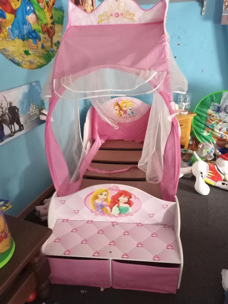 prinssessenbed, Ophalen, Zo goed als nieuw, 140 tot 160 cm, 70 tot 85 cm