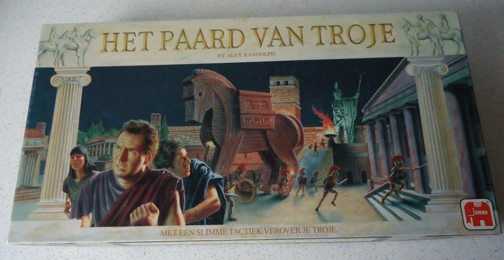 Zeldzaam Vintage spel "Het Paard Van Troje" van Jumbo., Een of twee spelers, Ophalen of Verzenden, Gebruikt, Jumbo