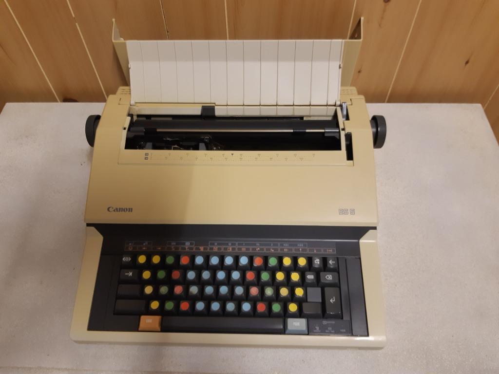 Typemachine, Ophalen, Gebruikt