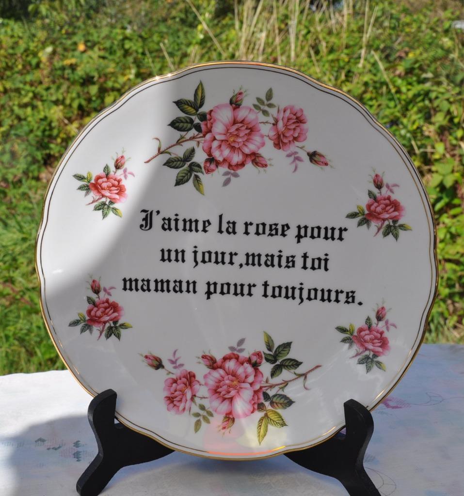 assiette decorative porcelaine allemande fête des mères, Enlèvement ou Envoi