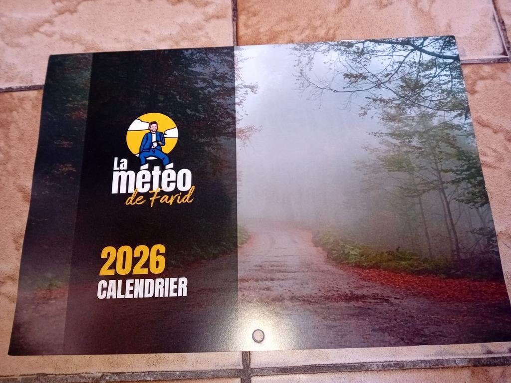 Calendrier 2026 météo Mons, Divers, Calendriers, Enlèvement, Calendrier mensuel, Neuf
