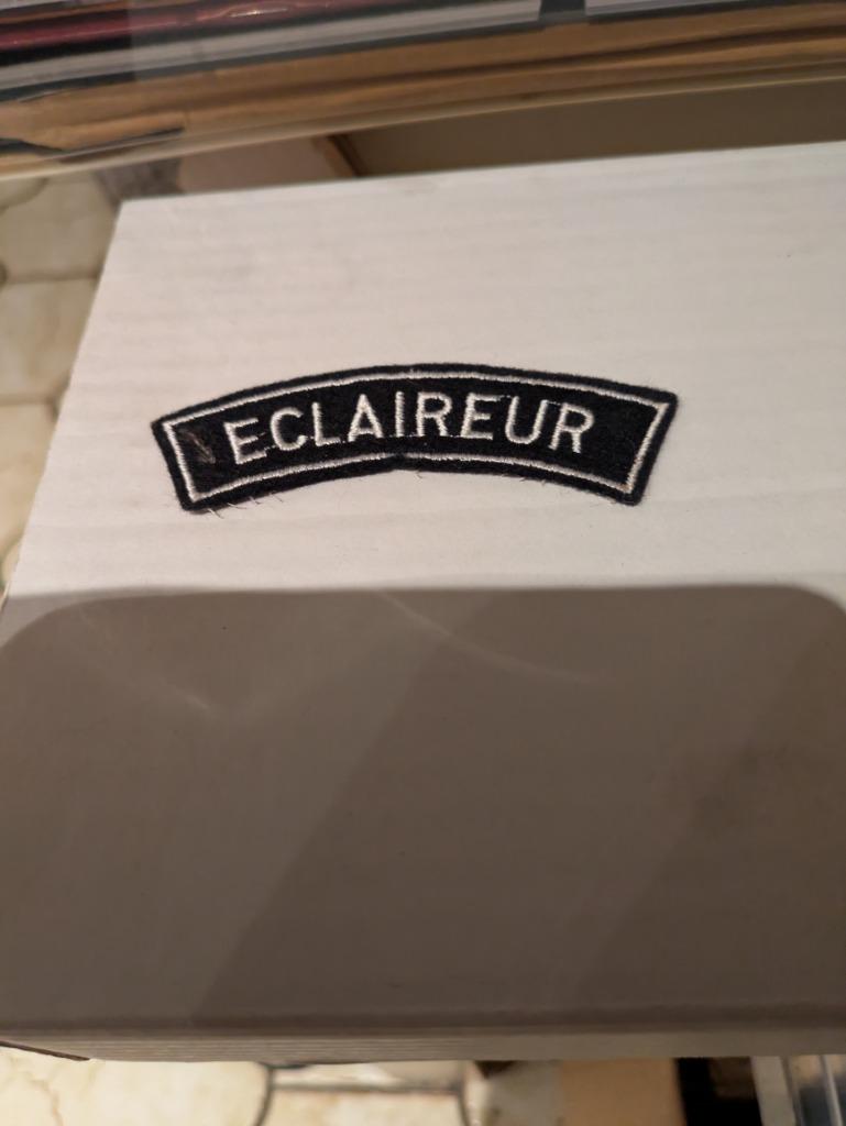 Eclaireur, Enlèvement ou Envoi, Armée de terre, Emblème ou Badge