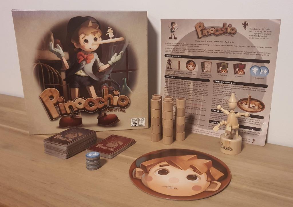 Boardgame - Pinocchio: True or False, Trois ou quatre joueurs, Enlèvement, Comme neuf, Capstone games