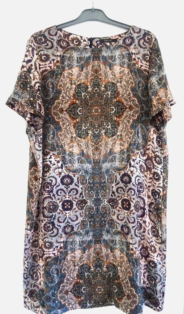 Jurk merk Esprit, prachtige kleuren. Maat 46F, Kleding | Dames, Overige kleuren, Maat 46/48 (XL) of groter, Ophalen of Verzenden