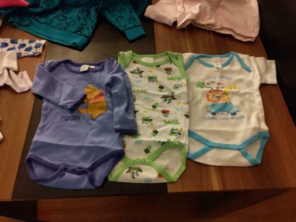 Lot de 3 body bébé taille 50/56, Enlèvement, Comme neuf, Garçon ou Fille, Vêtements de nuit ou Sous-vêtements