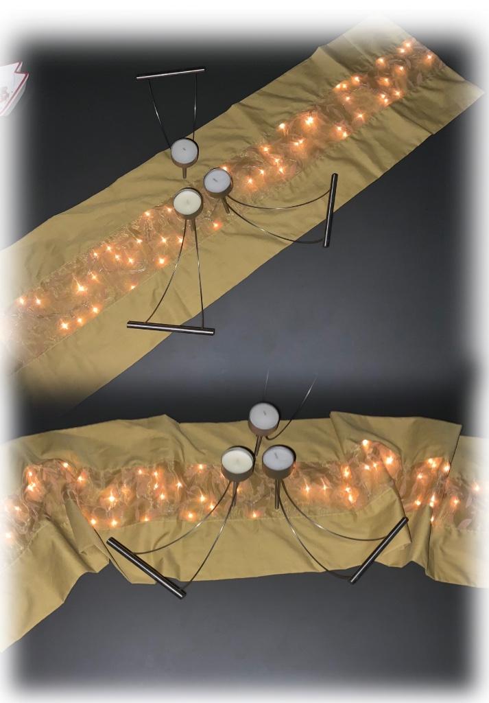 Chemin de table de Noël lumineux, Enlèvement ou Envoi, Neuf