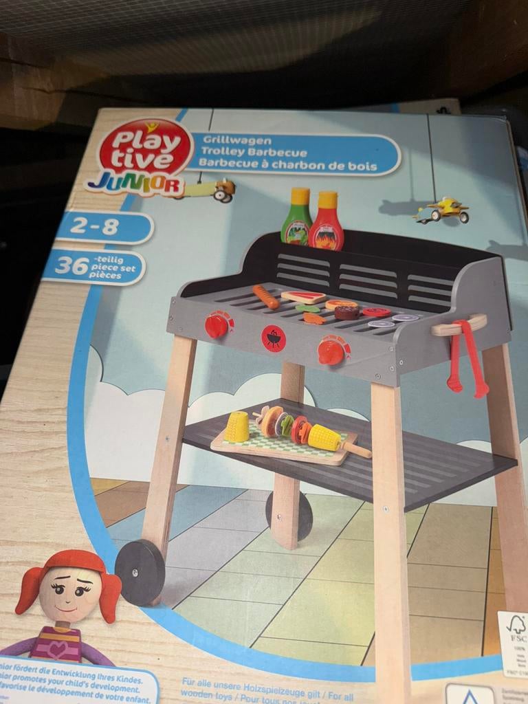Houten bbq speelset, Enlèvement, Comme neuf