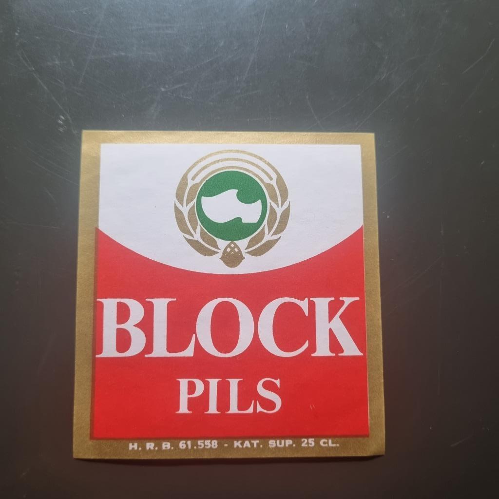 Etiquette Brasserie De Block (modèle 2), Enlèvement ou Envoi, Utilisé, Autres types, Autres marques