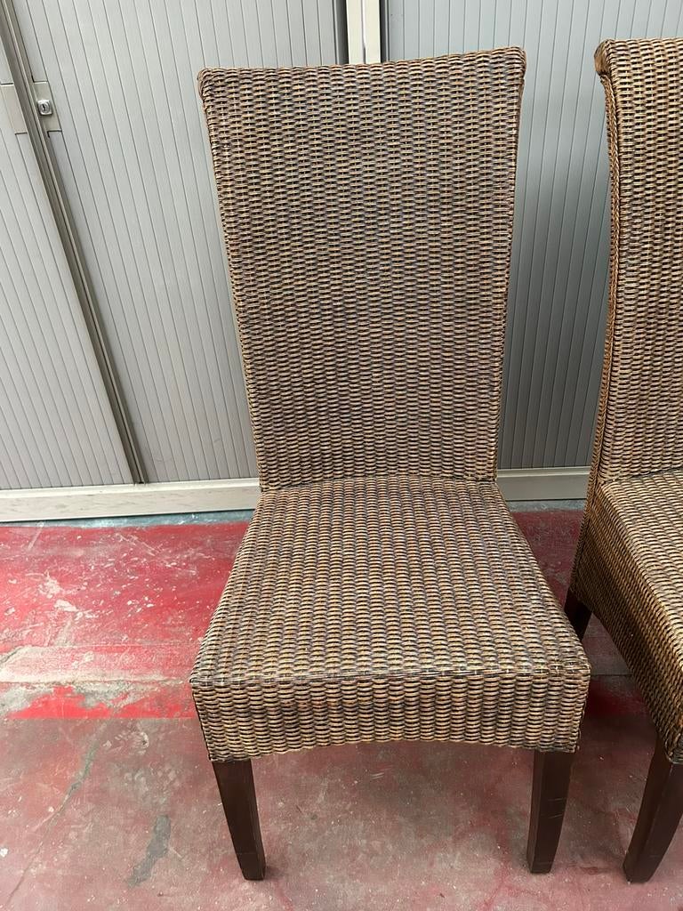 Chaise Lloyd Loom Capri 5 chaises 45 €/chaise, Maison & Meubles, Osier ou Rotin, Comme neuf, Enlèvement, Cinq, Six Chaises ou plus
