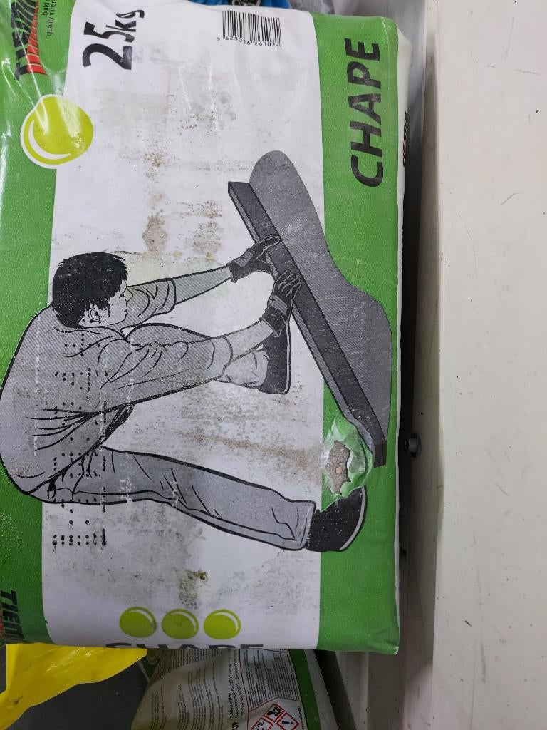 Chape - metselmortel, Ophalen, Nieuw