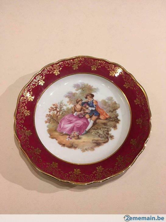 Assiette / vase de Limoges, Antiquités & Art