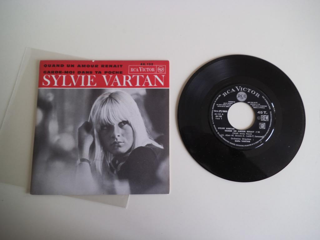 7" Sylvie Vartan Quand un amour renait, Enlèvement ou Envoi, Utilisé