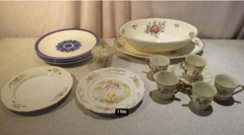 Beau lot de pièces de vaisselle anciennes, Enlèvement ou Envoi