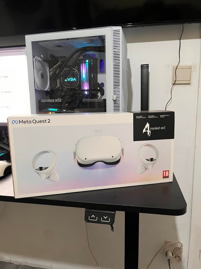 Meta Oculus quest 2, Games en Spelcomputers, Ophalen, Zo goed als nieuw, VR-bril