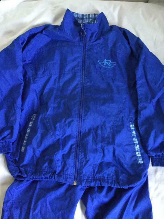 Survêtement Rucanor 2 pièces taille 140, Enlèvement ou Envoi, Utilisé, Garçon ou Fille, Vêtements de sport ou Maillots de bain
