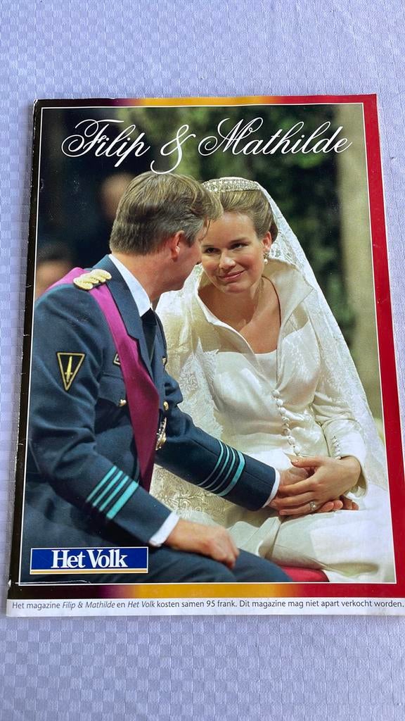 Tijdschriftje Filip & Mathilde, Verzamelen, Ophalen of Verzenden, Zo goed als nieuw