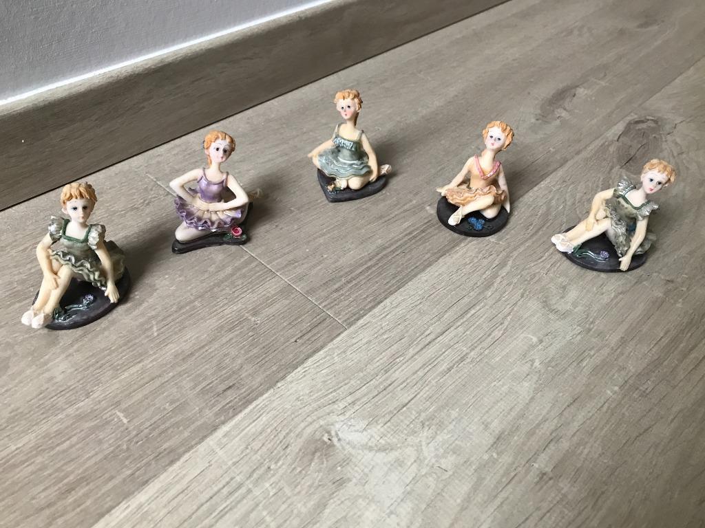 Set van 5 ballerina beeldjes, Enlèvement ou Envoi, Comme neuf, Humain