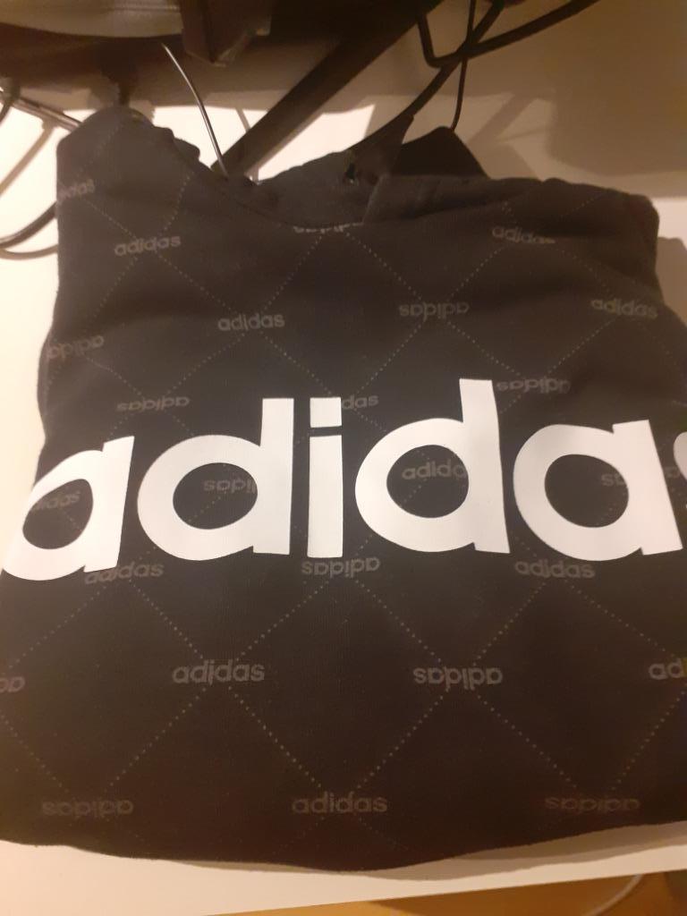 Adidas Hoodie S, Ophalen, Zwart, Adidas, Gedragen