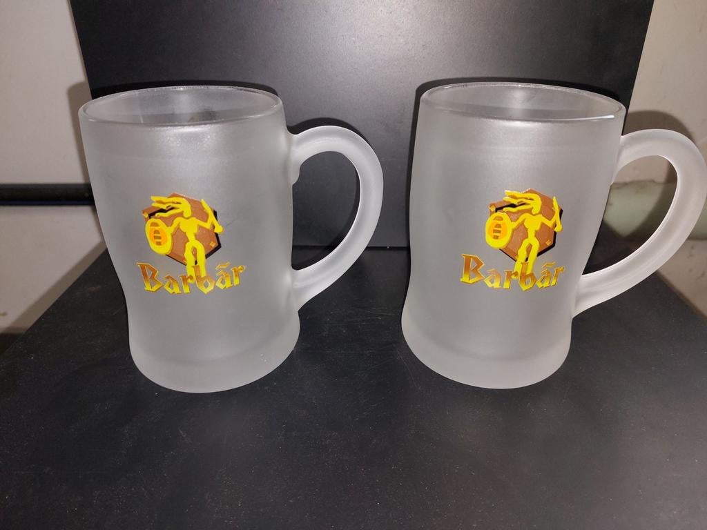 Barbar bierglas, Verzamelen, Ophalen of Verzenden, Zo goed als nieuw, Bierglas