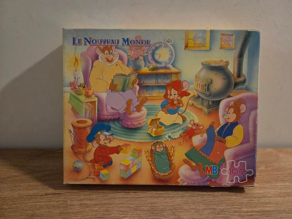Puzzle Le Nouveau Monde/Fievel 100 pièces par Mb, Enlèvement ou Envoi, Comme neuf