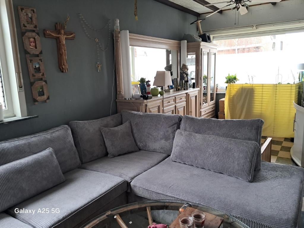 Mooie zo goed als nieuwe hoekzetel, Huis en Inrichting, Zetels | Zetels en Chaises Longues, Ophalen