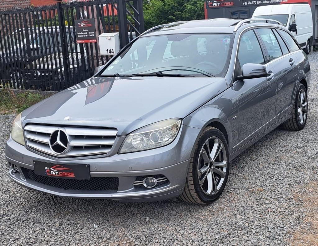 Mercedes-Benz C 200 automaat / toegelaten in alle LEZ zones, Auto's, Euro 5, Zwart, Zwart, Leder