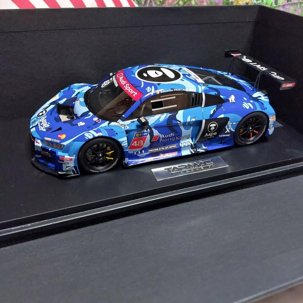 1/18 TARMAC WORKS Audi R8 LMS #48, Ophalen of Verzenden, Nieuw