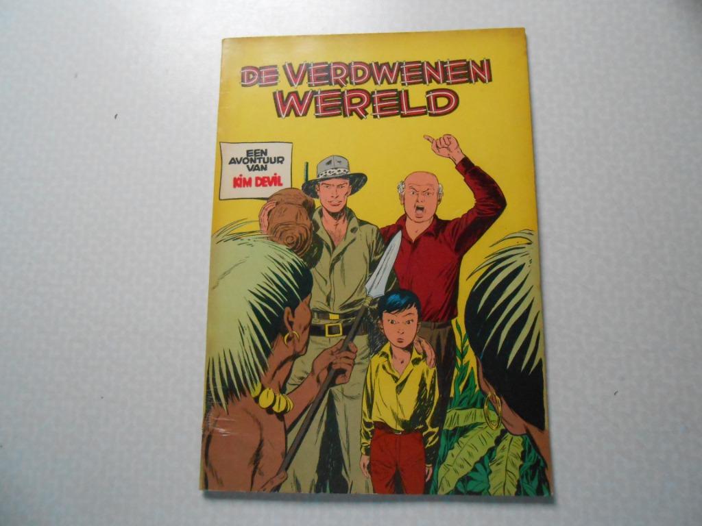 Kim Devil 3 De verdwenen wereld 1957 1 ste druk., Boeken, Charlier, Eén stripboek, Ophalen of Verzenden, Zo goed als nieuw